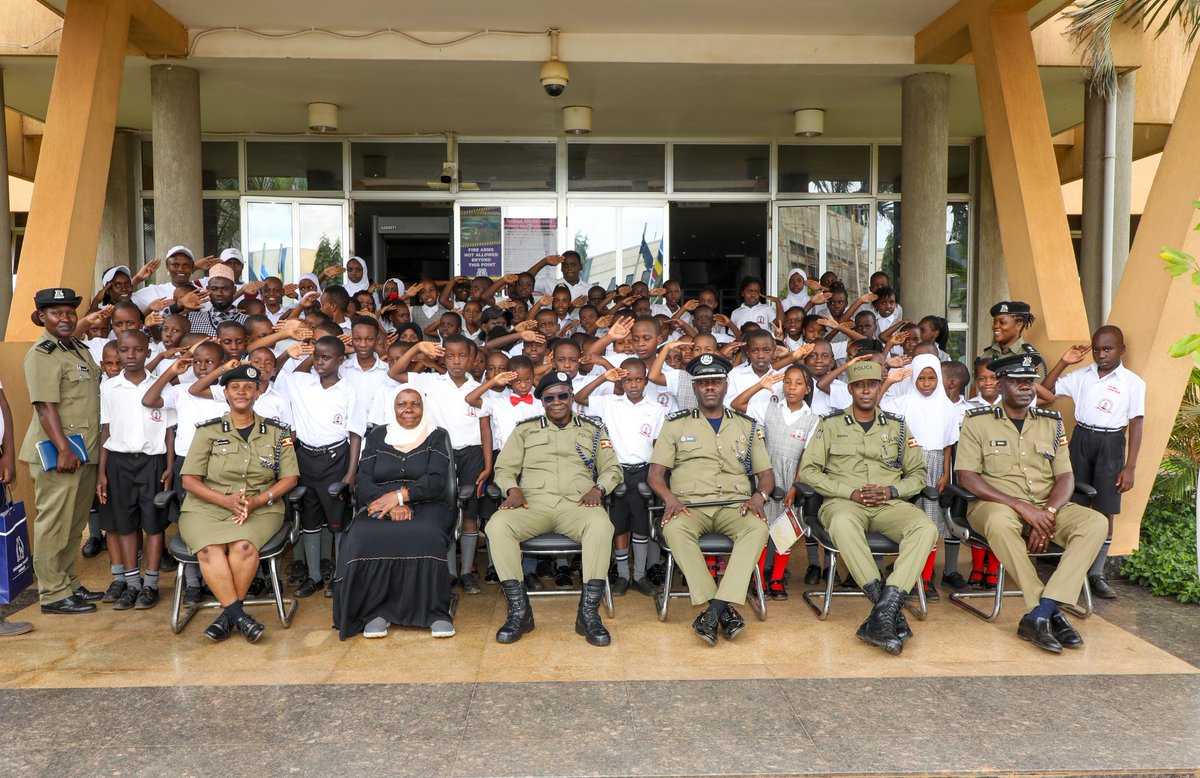 Sir Apollo Kaggwa Primary School Kisaasi Pupils Inspired by Educational Visit to Police Headquarters in Naguru